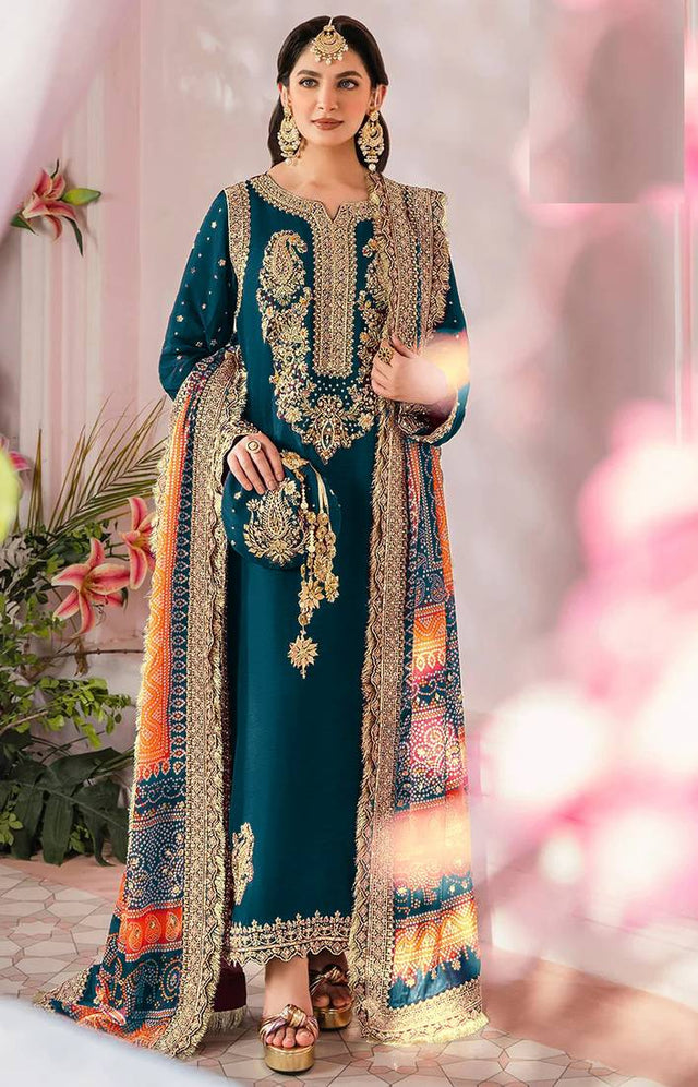 Lawn Suit with Dupatta 2