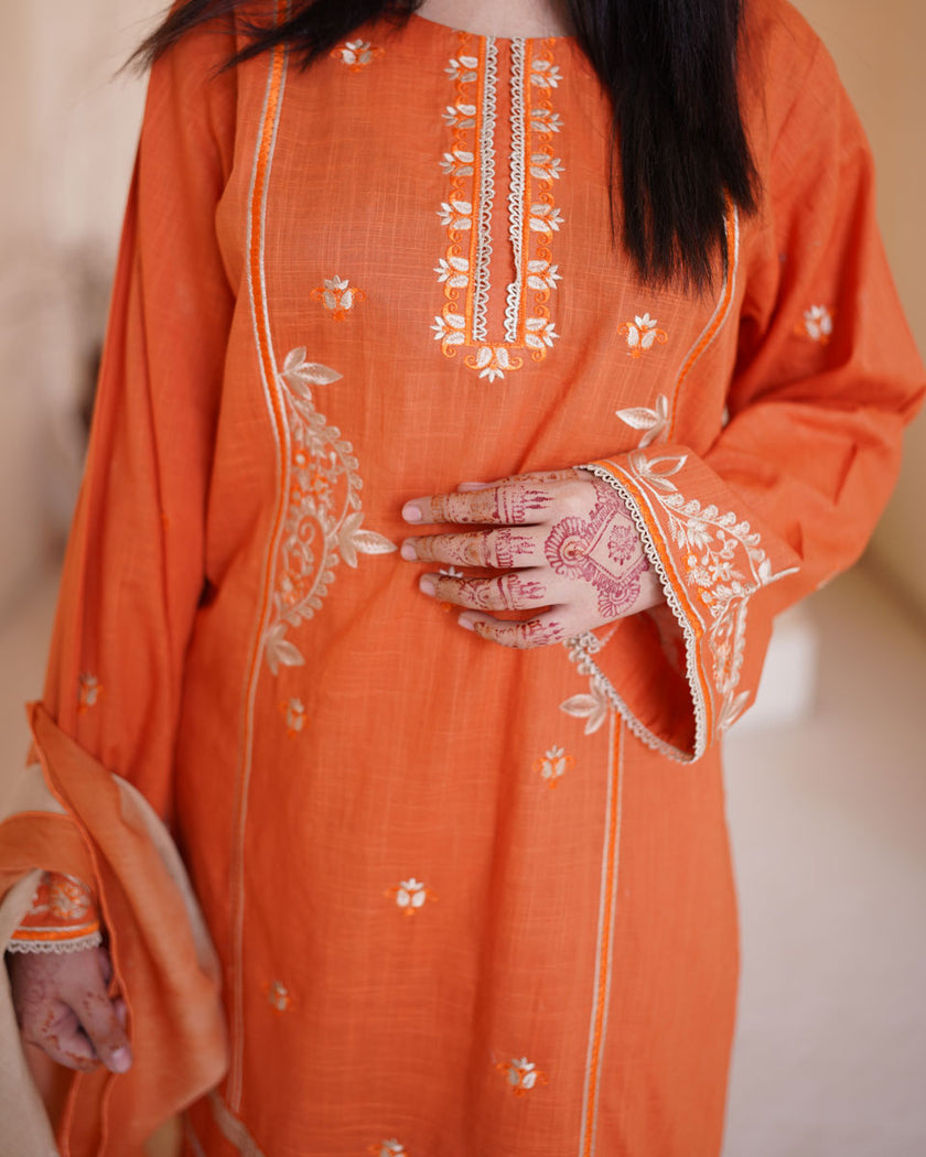 Orange 3 Piece