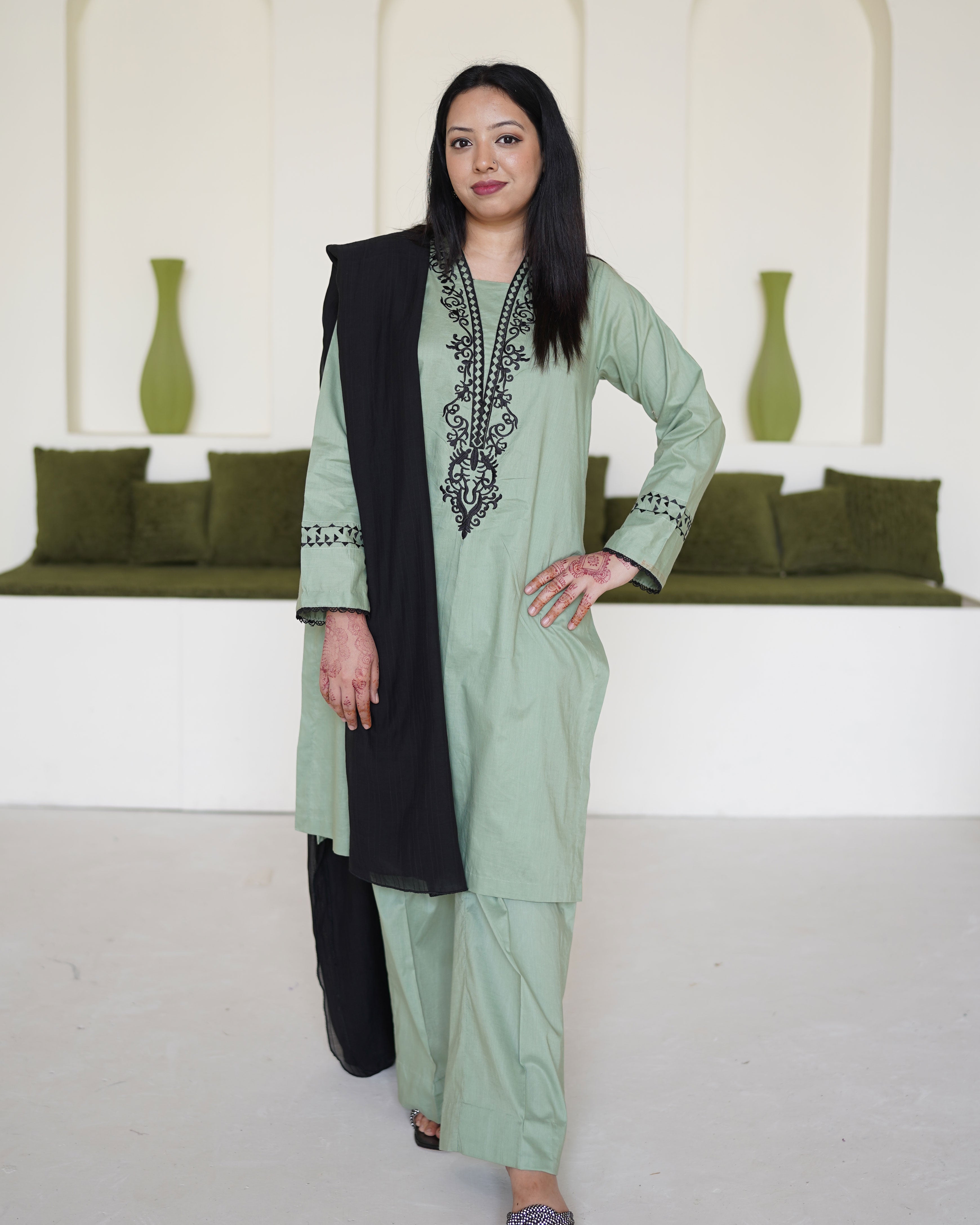 Pistachio Green 3 Piece