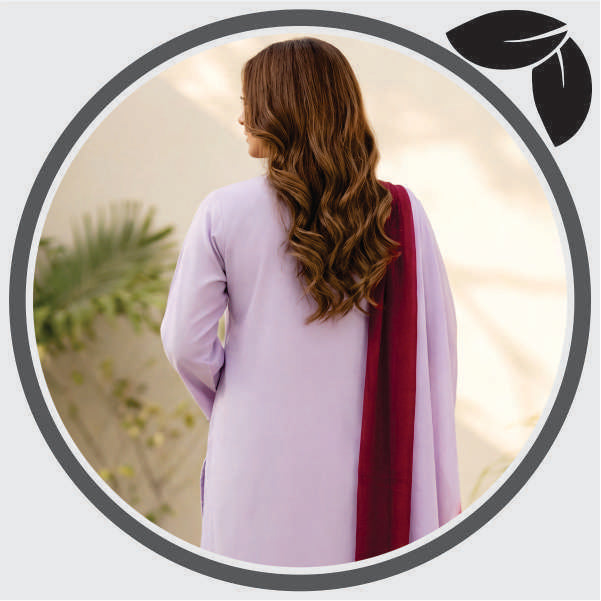 Lavender Embroidered 3 Piece Suit