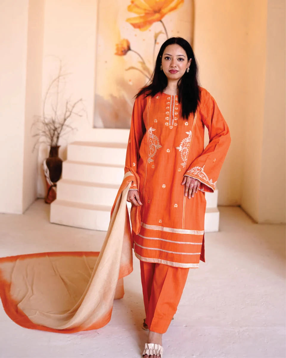 Orange 3 Piece